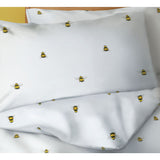 Argos Home Hideaway Bee Print White Bedding Set - Kingsize