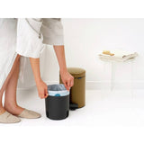 Brabantia NewIcon 5L pedal bin warm brass (British brand)