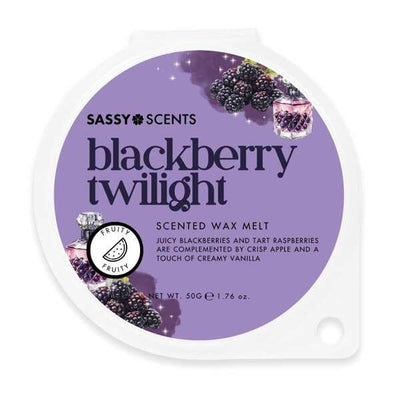 Superdrug Sassy Scents Blackberry Twilight Wax Melt 50g- Buy online at McGrocer