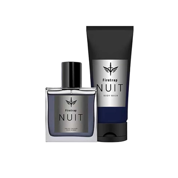 Firetrap Nuit pour Homme fragrance gift set 20ml cologne 60ml wash, UK version