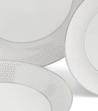 Wedgwood Gio Platinum dinnerware set of 12 pieces (British brand)