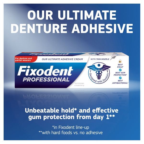 Fixodent Professional, Ultimate Denture Adhesive Cream 40ml