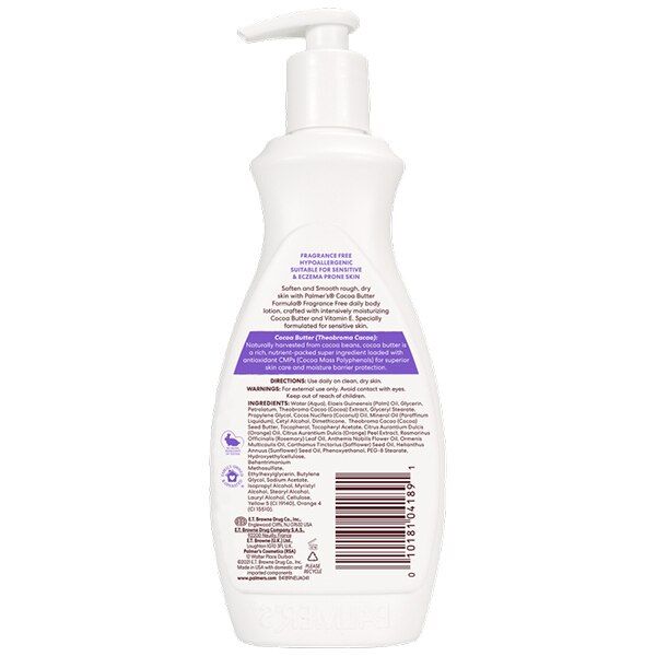 Palmer's Cocoa Butter Fragrance Free Body Lotion 400ml