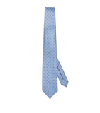 Isaia formal silk tie jacquard design 6cm, UK version