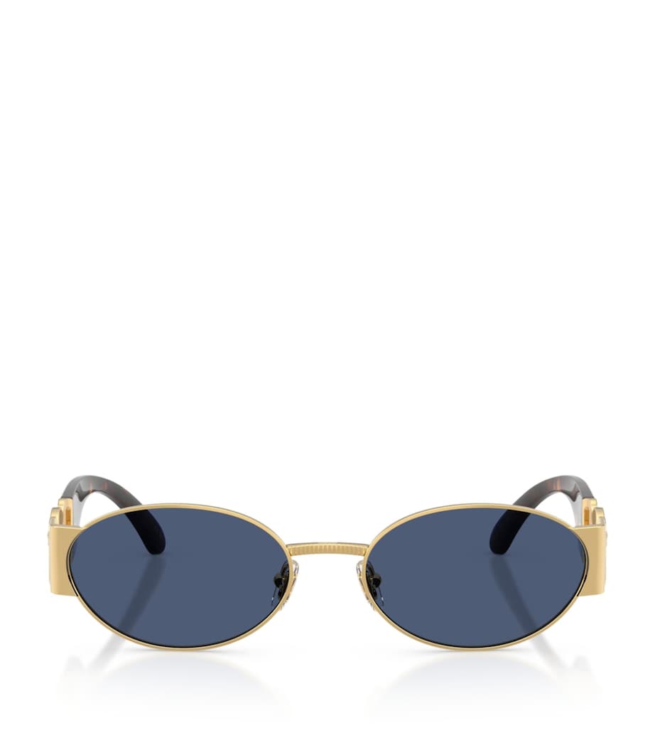 Lunettes de soleil ovales en acier Versace - Produit britannique