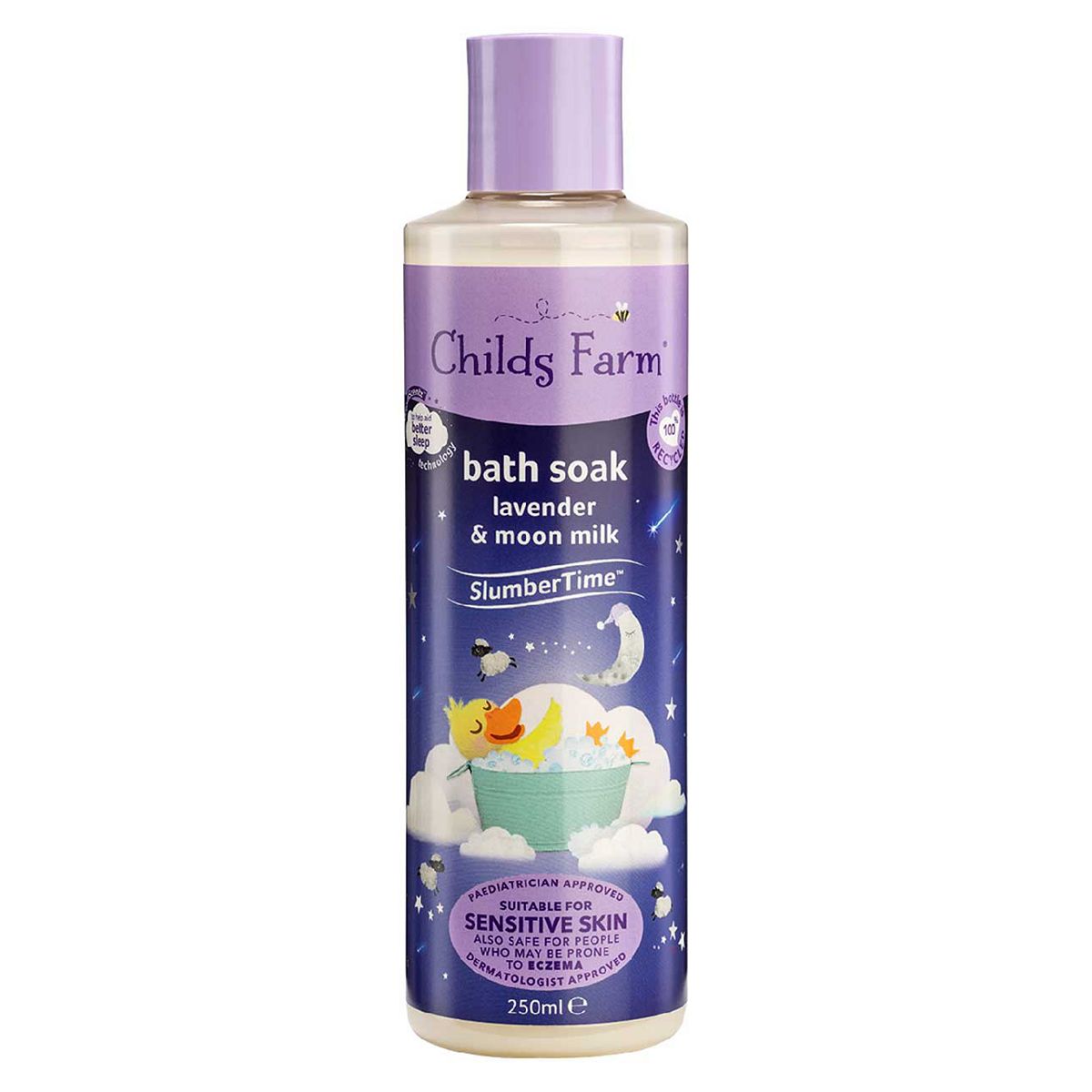 Childs Farm SlumberTime™ Bath Soak Lavender & Moon Milk 250ml GOODS Boots   