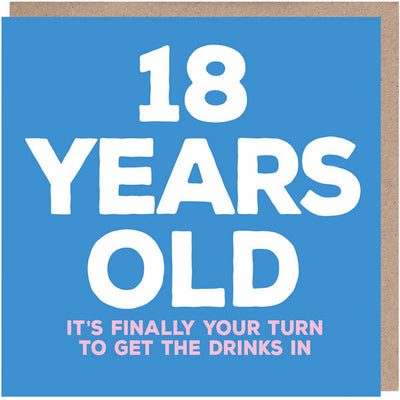 Superdrug Paper Plane 18 Years Old Birthday Card- Buy online at McGrocer