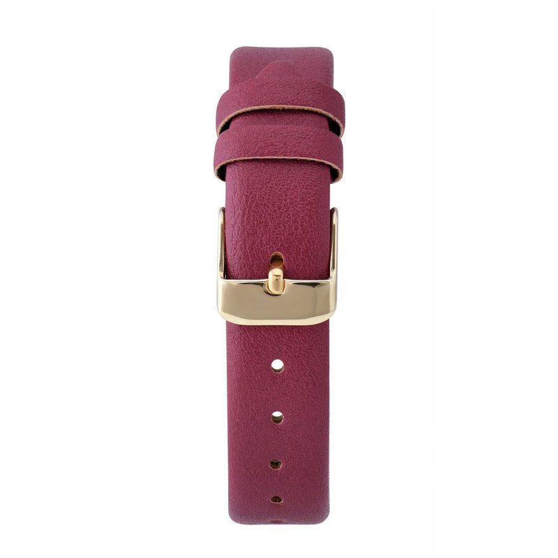Limit white dial burgundy strap ladies watch (British brand)