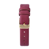 Limit white dial burgundy strap ladies watch (British brand)