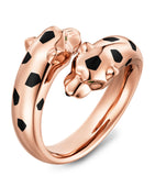 Cartier Panthère de Cartier ring rose gold tsavorite onyx, UK version