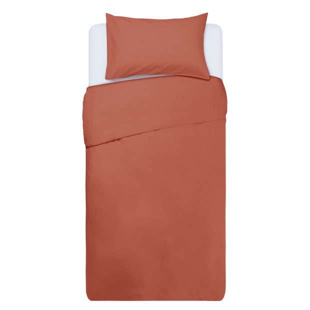 Habitat rust single bedding set - British product