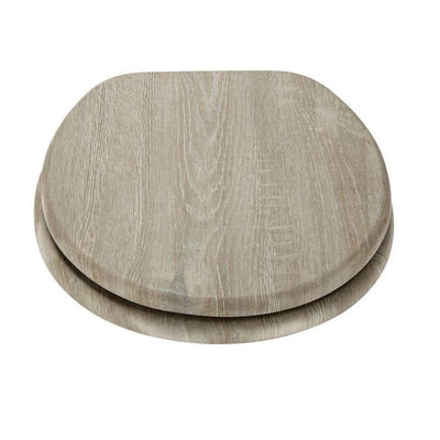 Argos Argos Home Wood Effect Toilet Seat - Grey- Buy online at McGrocer