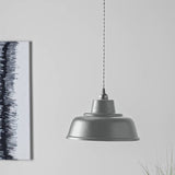 Argos Home grey metal lampshade 30cm, UK version
