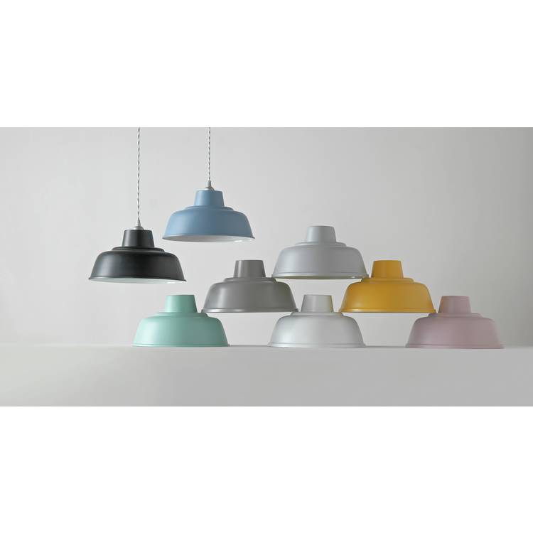 Argos Home grey metal lampshade 30cm, UK version