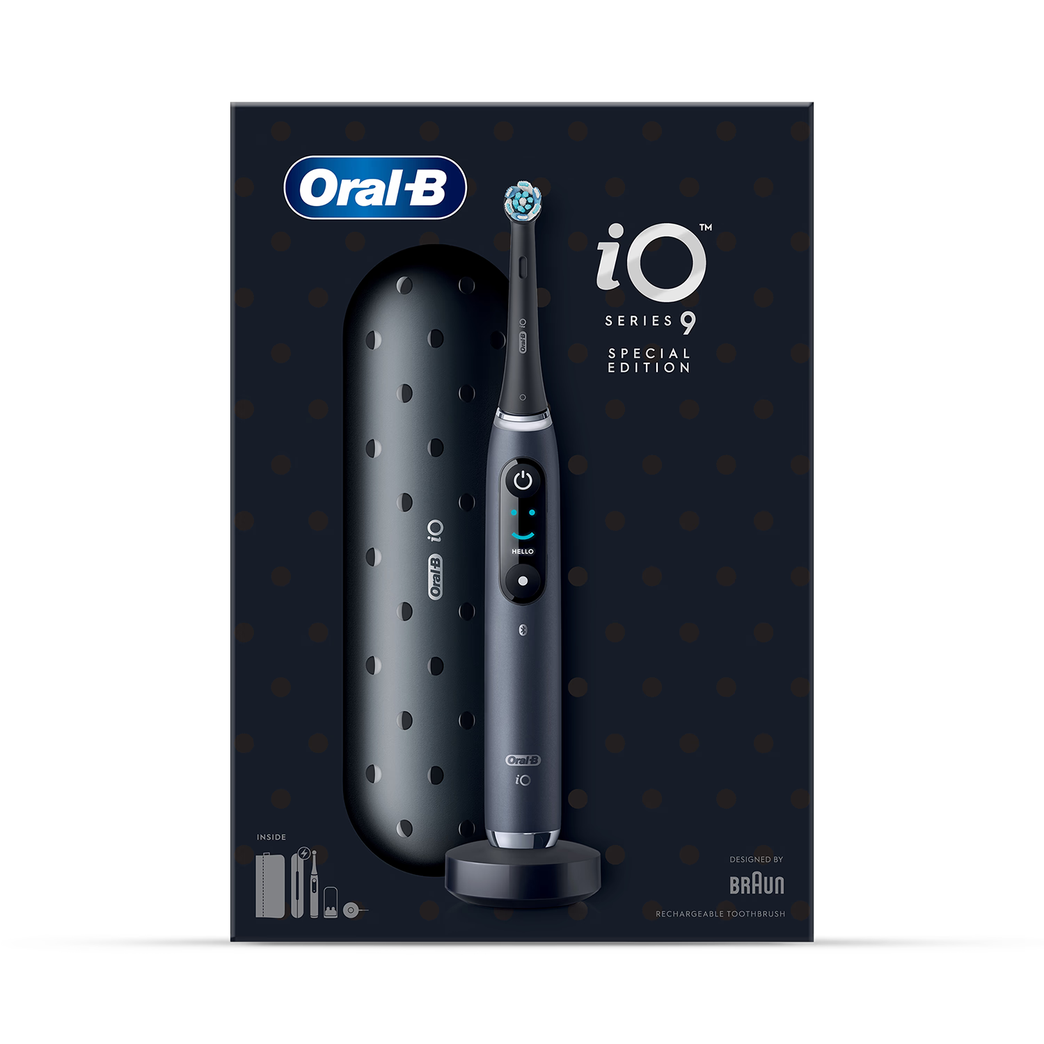 Oral-B iO 9 Special Edition electric toothbrush black, UK version