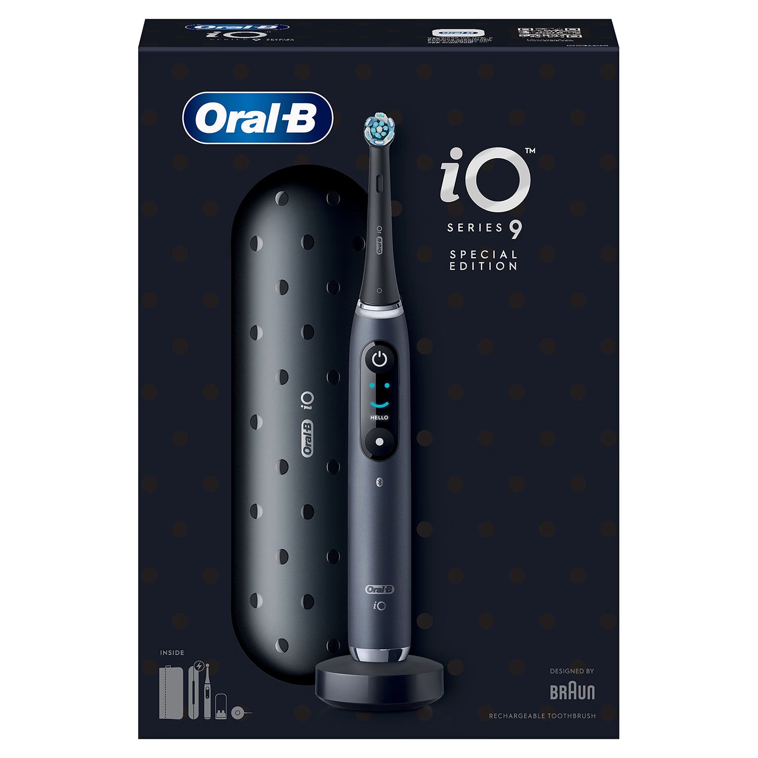 Oral-B iO 9 Special Edition electric toothbrush black, UK version