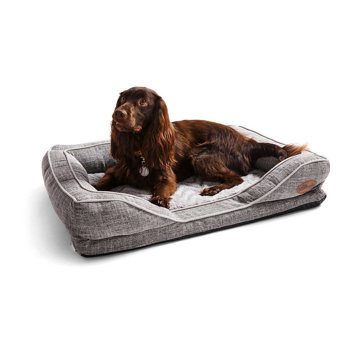 Silentnight Orthopaedic Dog Bed - Grey - Medium GOODS Boots   