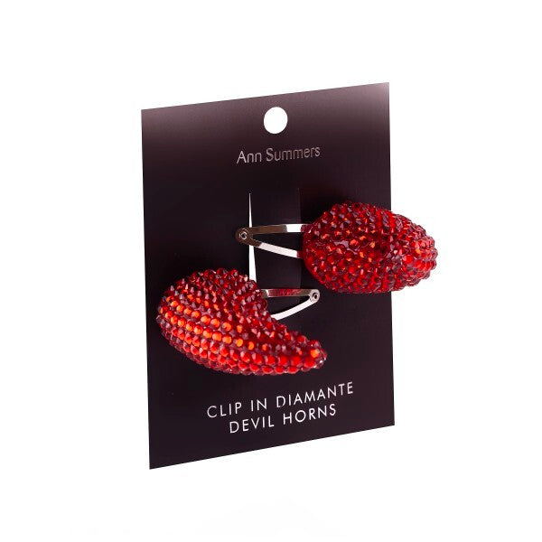 Ann Summers devil horns red diamante, imported from the UK