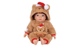 Tiny Treasures Christmas Teddy Baby Doll - 44cm GOODS Argos