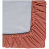 Habitat Plain Rust Fitted Sheet - Kingsize