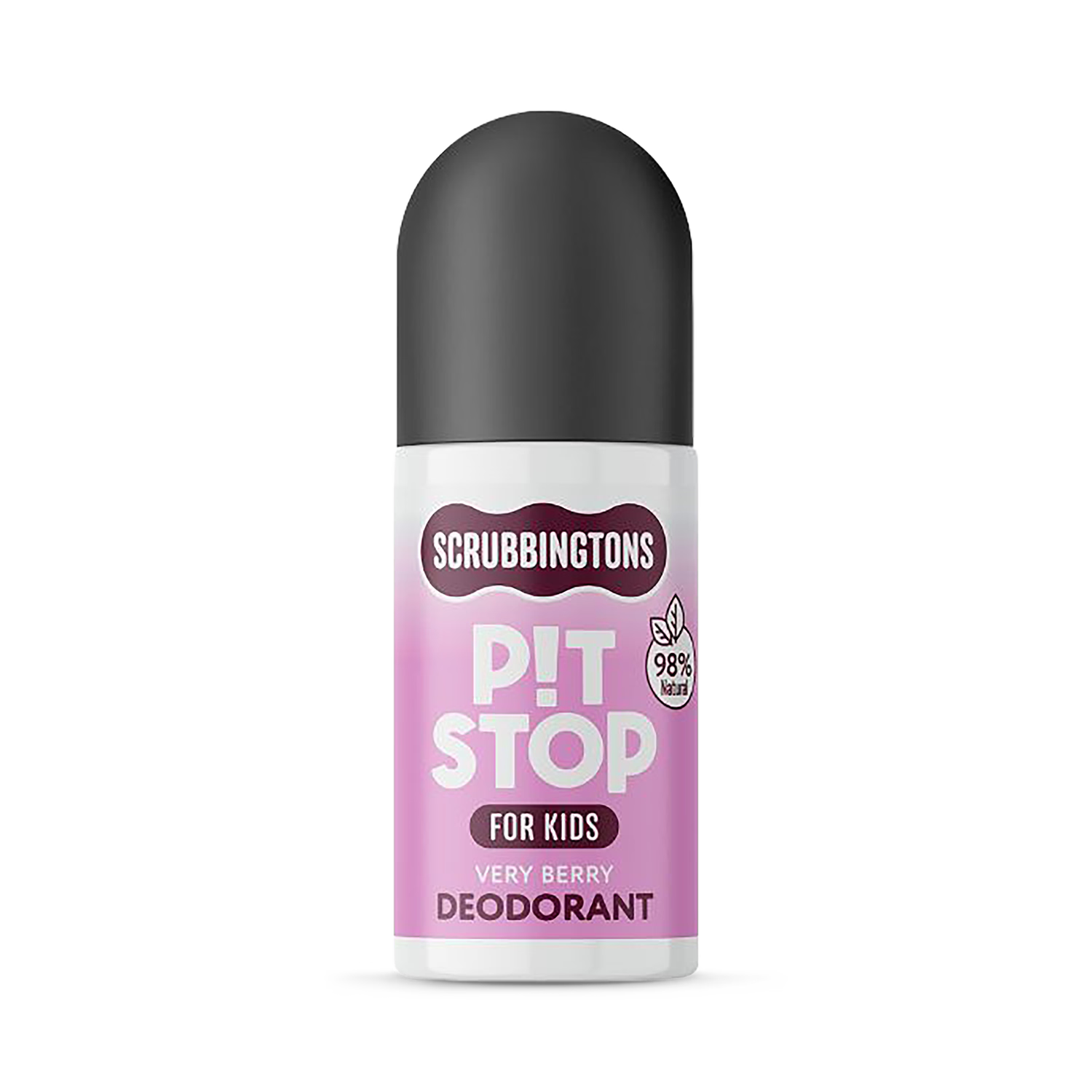Scrubbingtons Pit Stop Very Berry roll deodorant 75ml, imported from the UK