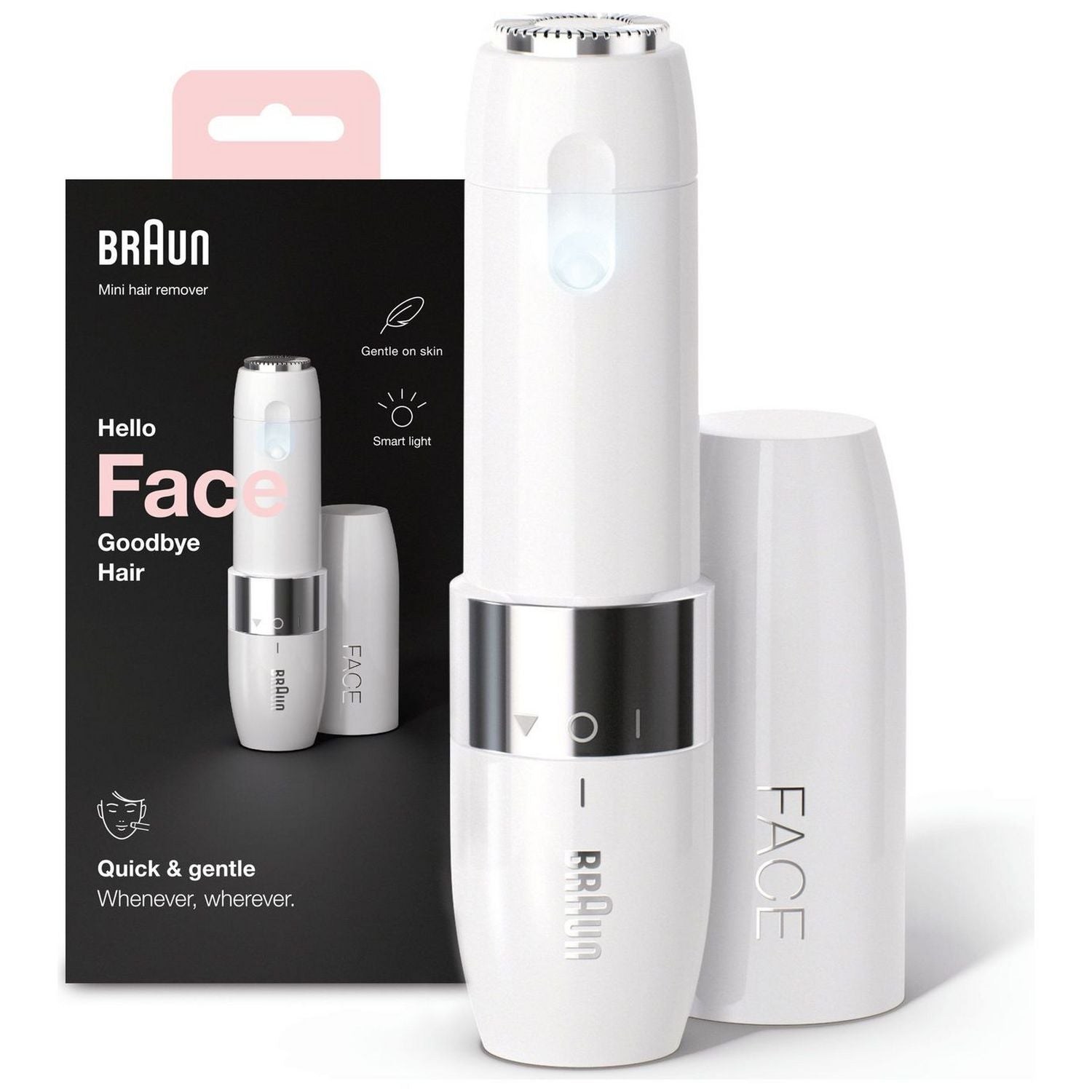 Braun FS1000 face hair remover mini, imported from the UK