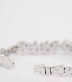 Suzanne Kalan blue sapphire diamond bangle white gold (British brand)