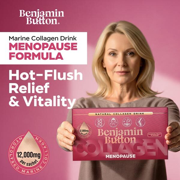 BB Menopause Passionfruit Collagen sachets 14-pack, UK version