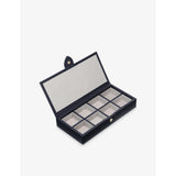 Smythson leather cufflinks box Panama 20cm, UK version