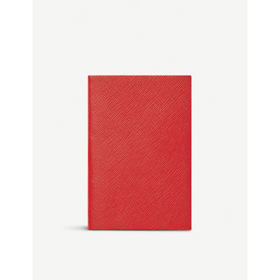 selfridges Smythson Chelsea Leather Notebook 17x12cm- Buy online at McGrocer