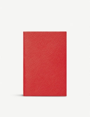 Smythson Chelsea leather notebook 17x12cm, UK version