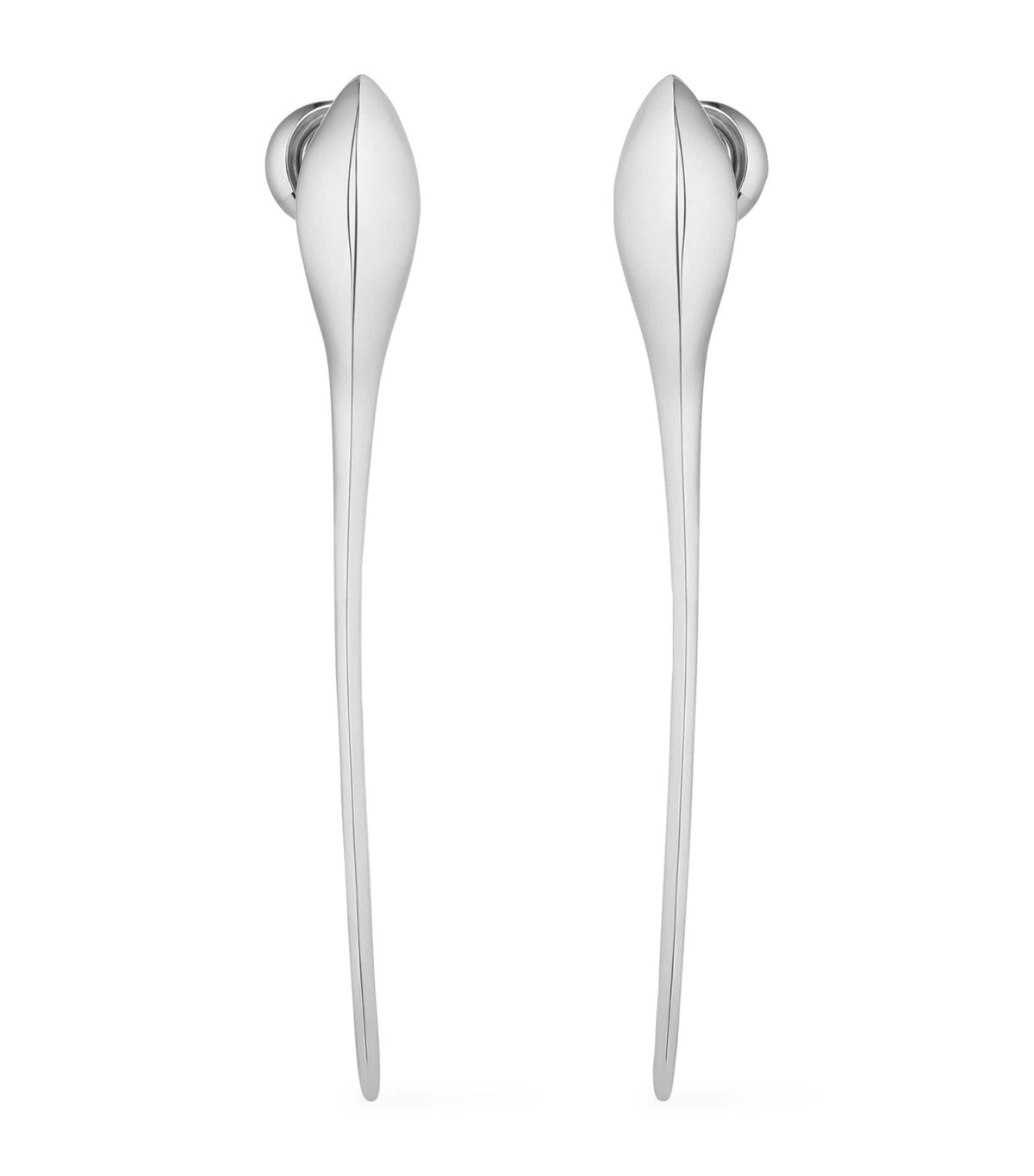 Givenchy Spike Earrings silver tone drop design, UK version