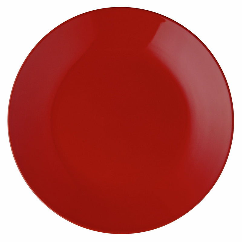 Argos Home stoneware dinner set red 12 piece, imported from the UK