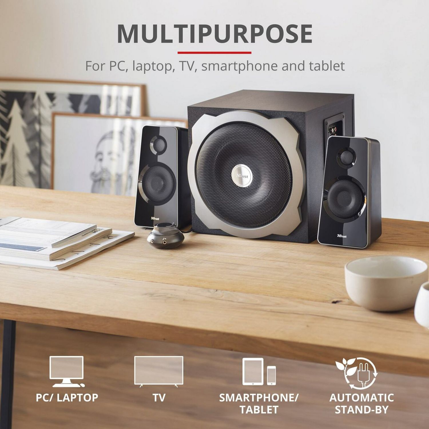 Trust Tytan 2.1 PC speaker set, UK version