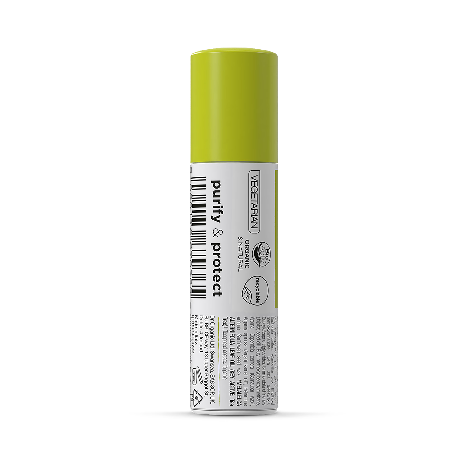 Dr Organic tea tree lip balm 5.7ml - British product