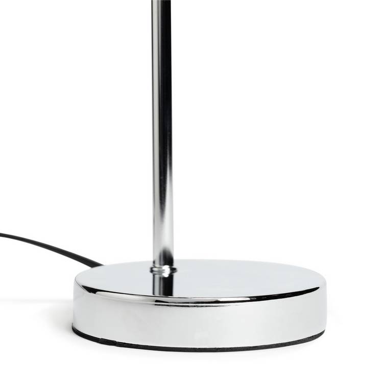 Argos Home Rayner chrome table lamp 46cm, imported from the UK