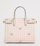 Valentino Garavani Antibes small cotton-linen tote bag, imported from the UK