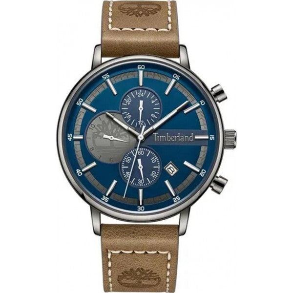Timberland blue mens sterling watch leather strap, UK version