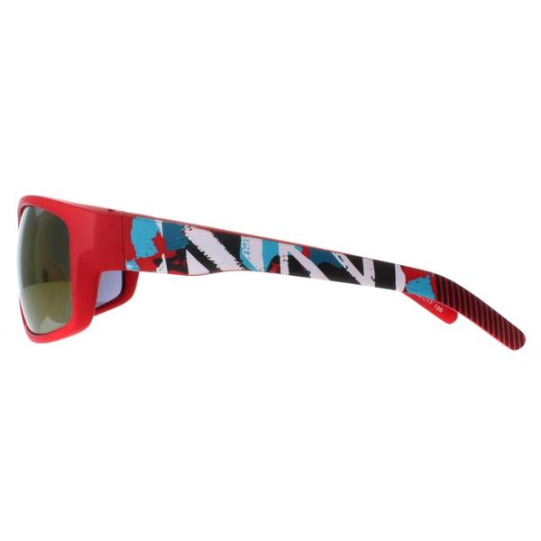 Smarty X2125 red mirrored unisex sunglasses, UK version