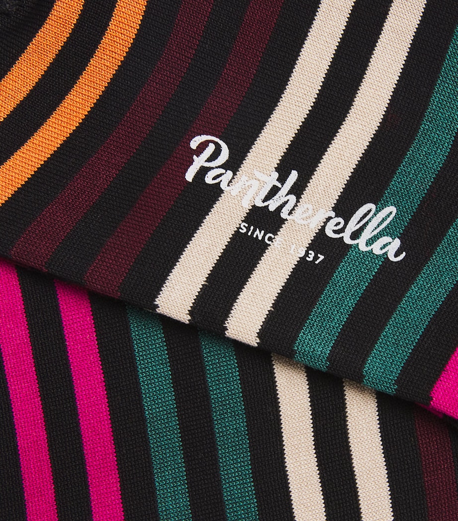Pantherella Kilburn Striped cotton-blend socks - British product