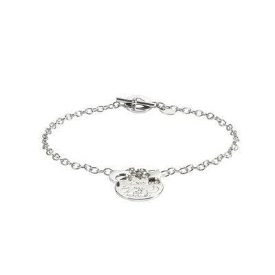Argos Moon & Back Sterling Silver 'I Love You' T-Bar Bracelet- Buy online at McGrocer