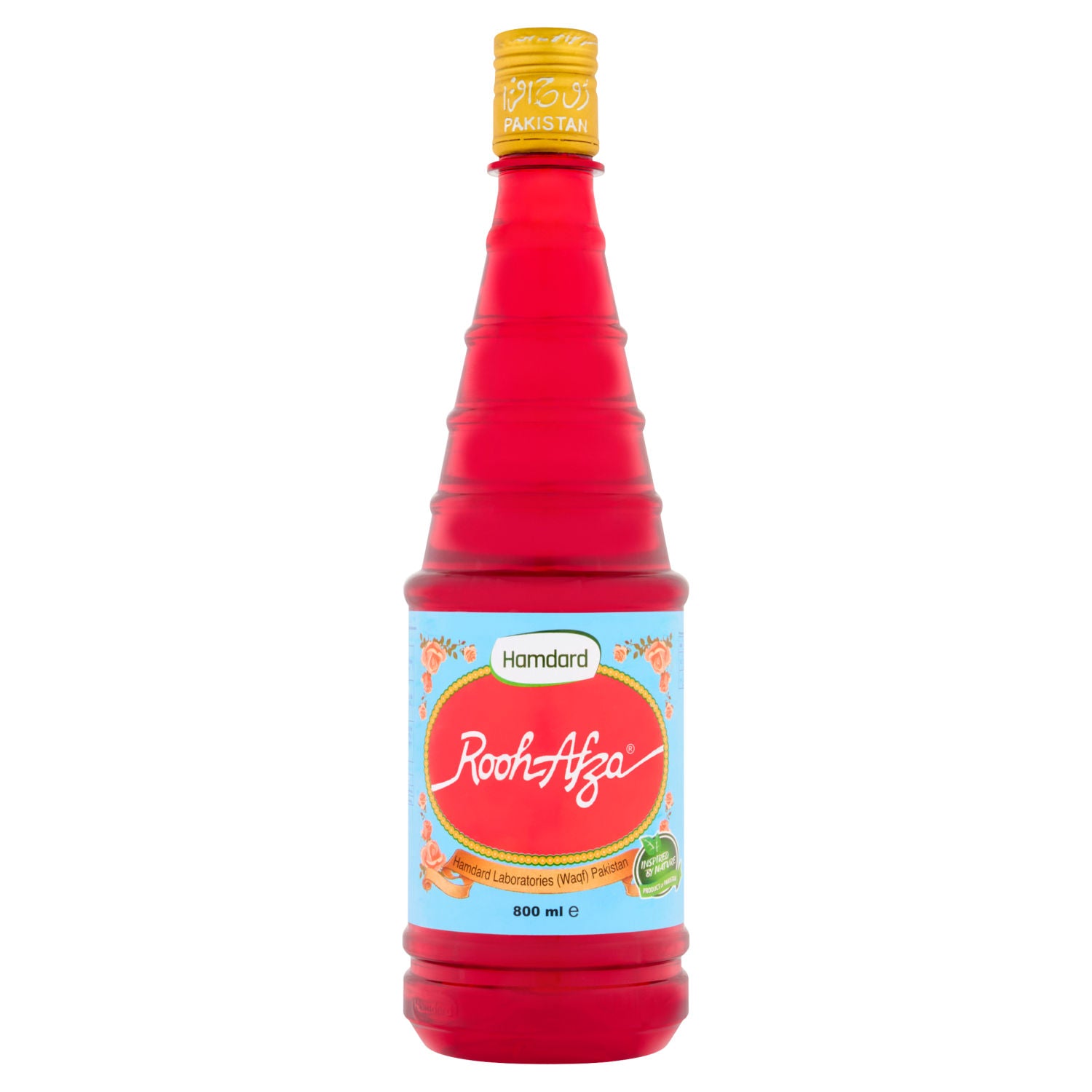 Hamdard Rooh Afza syrup 800ml, imported from the UK