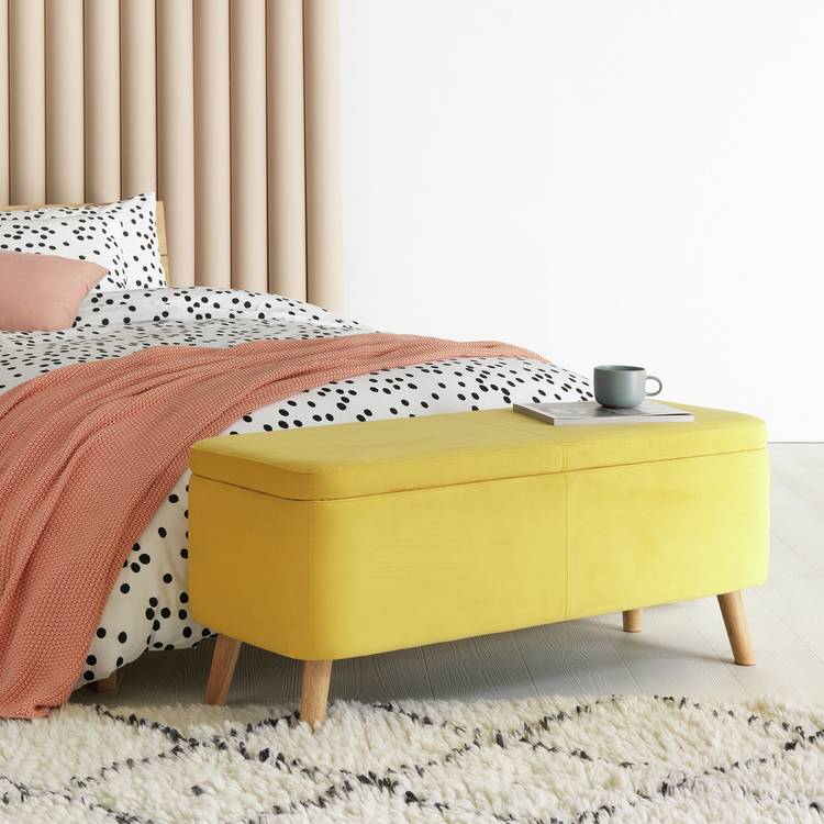 Habitat black cotton pillowcase pair 75x50cm, imported from the UK