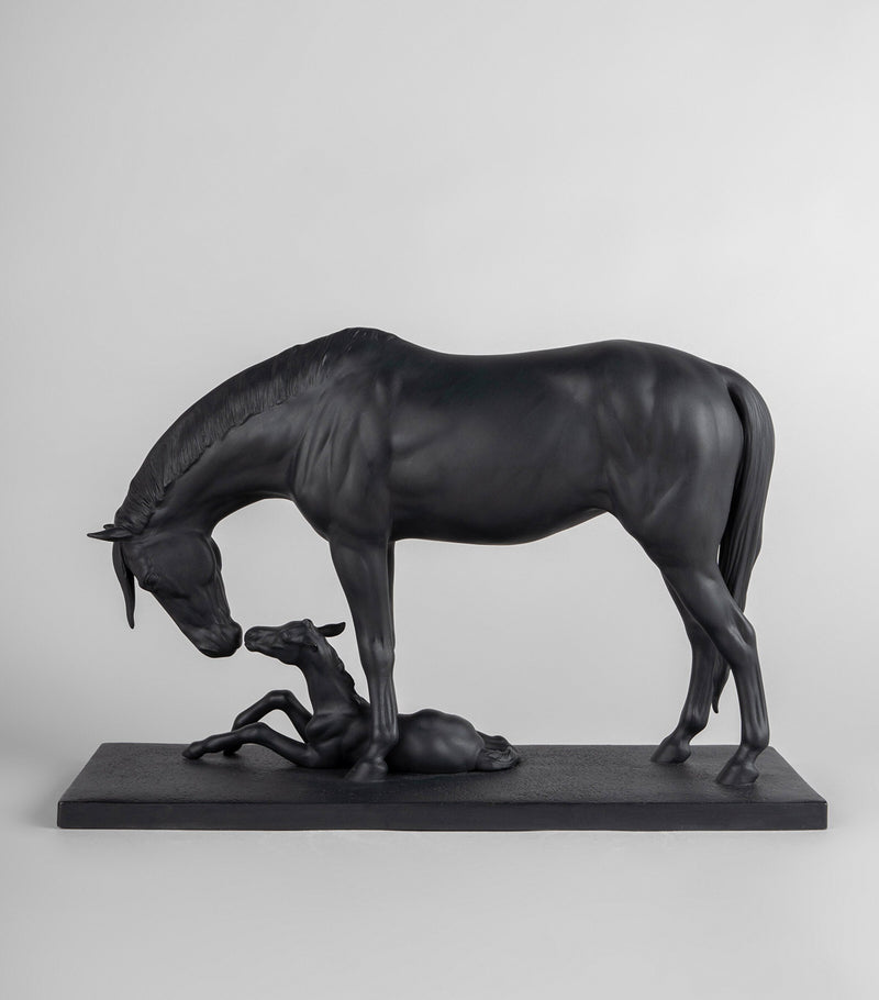 Lladró porcelain figurine of mare and foal, UK version