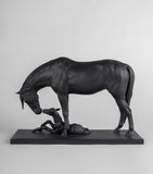 Lladró porcelain figurine of mare and foal, UK version
