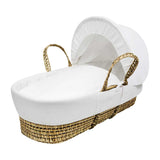 Kinder Valley White Waffle Palm Moses Basket and Opal Folding Stand GOODS Boots   