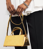 Talel metallic leather V2 baguette bag, imported from the UK