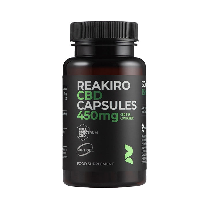 Reakiro CBD Gel 15mg 30 Capsules CBD Oil & Capsules Holland&Barrett   