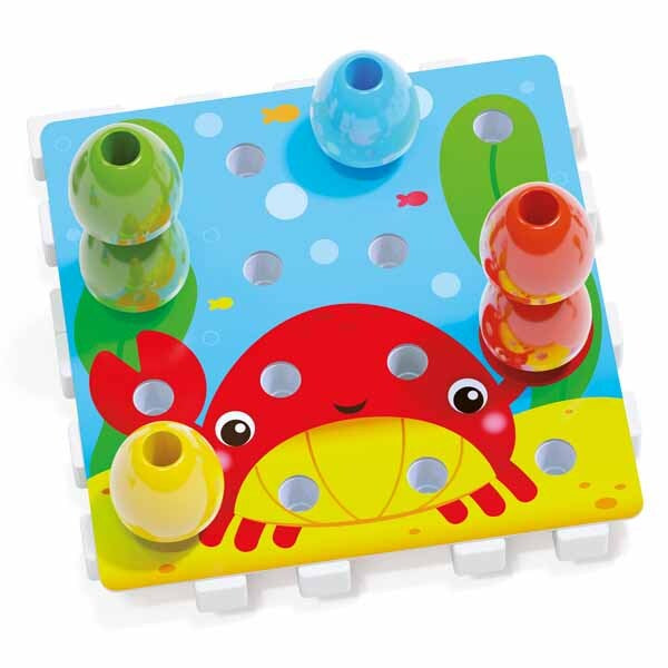 Quercetti Jumbo Peggy 20 piece set, UK version