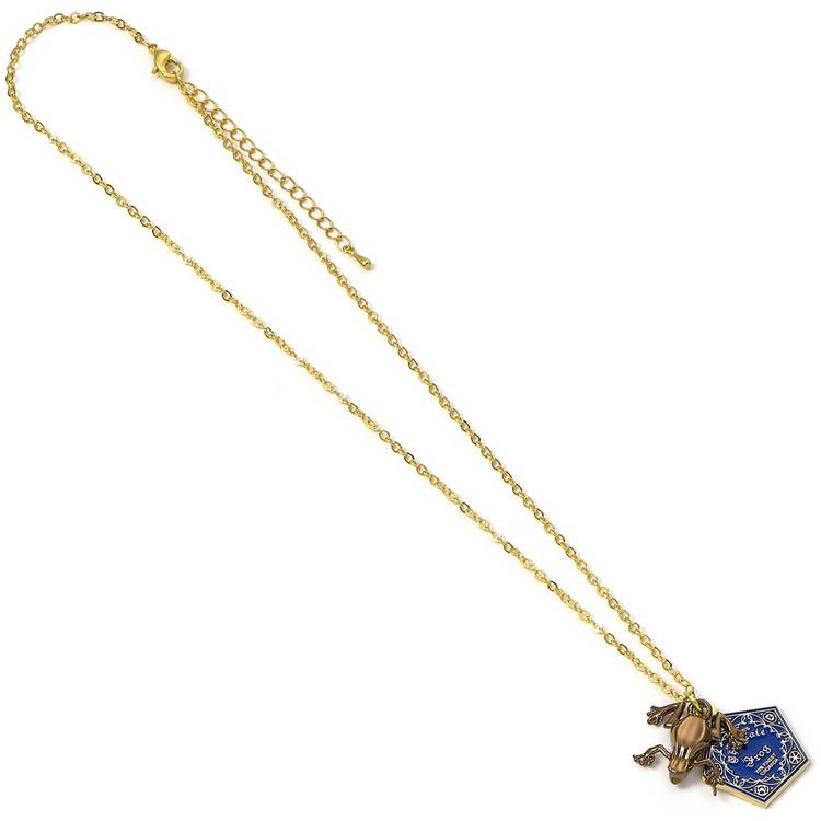 Harry Potter gold plated chocolate frog necklace, UK version